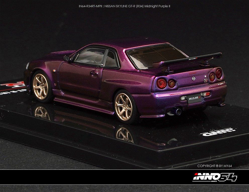 INNO64 | NISSAN SKYLINE GT-R R34 MAGIC PURPLE II