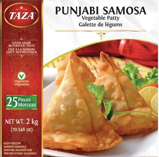 Taza Punjabi Samosa Bulk Pack 25 Pcs