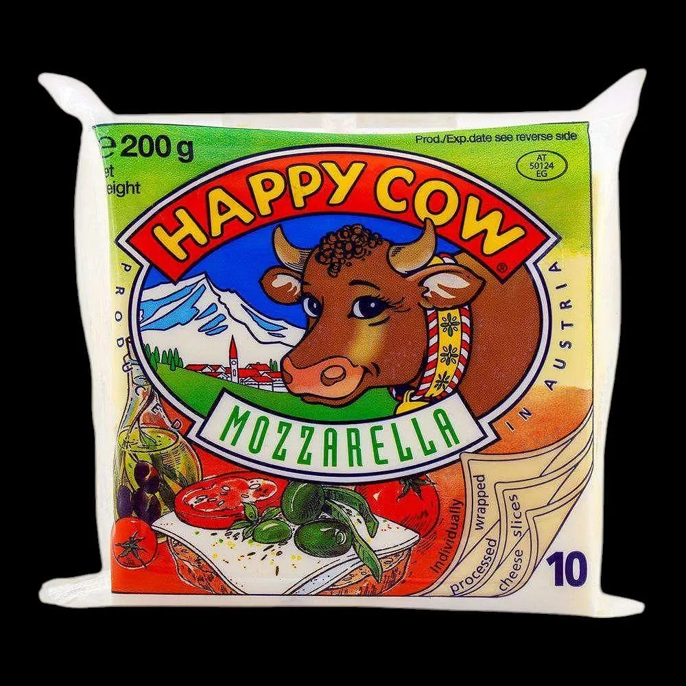 Happy Cow  Slice Mozzarella 200Gm