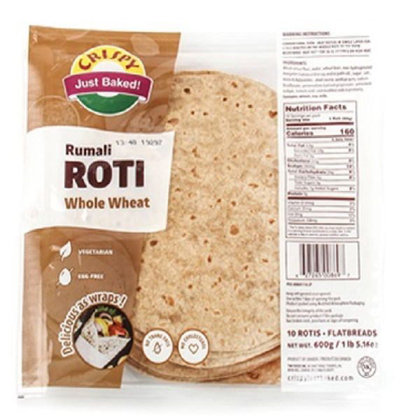 Crispy Whole Wheat Rumali Roti 600g