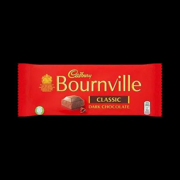 Cadbury Bournville Chocolate 180G