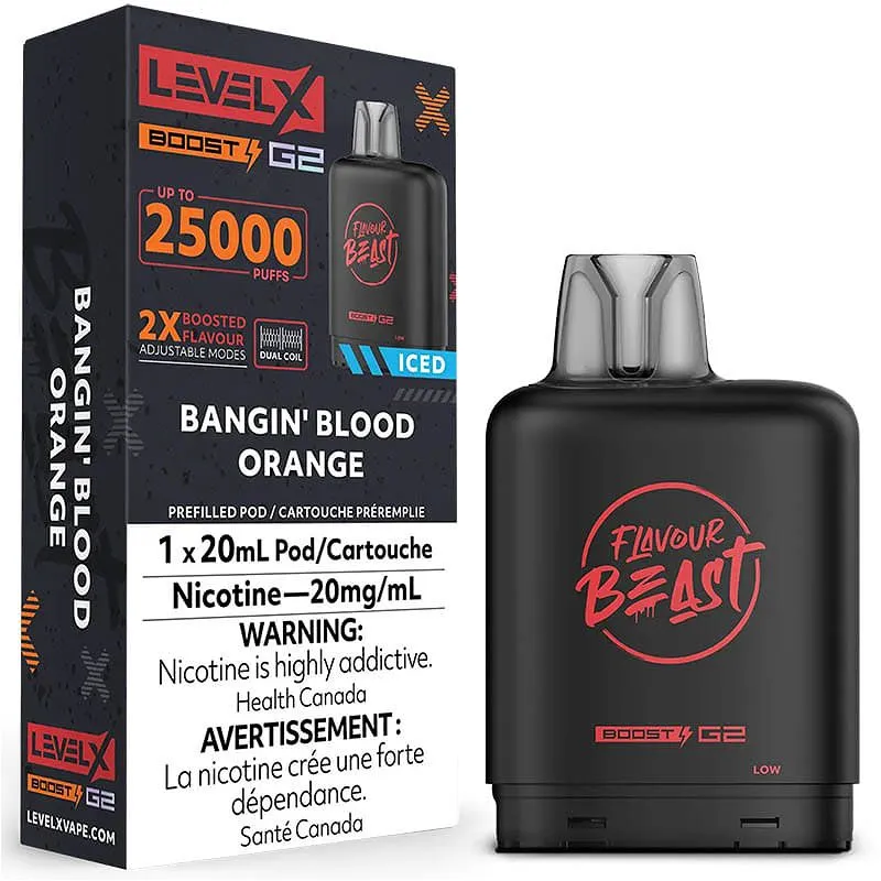 Level X Pod 25k Bangin Blood Orange