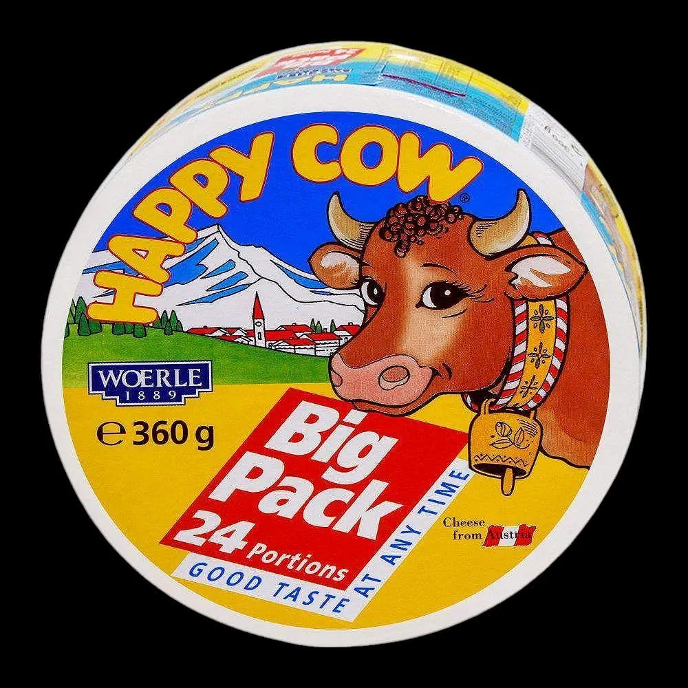 Happy Cow  Portion Cheese 360Gm