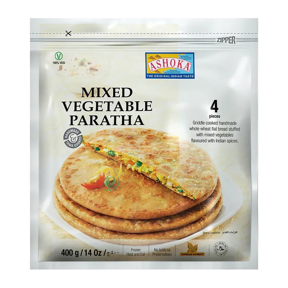 Ashoka Frz Paratha Mixed Vegetables (4 Pc)