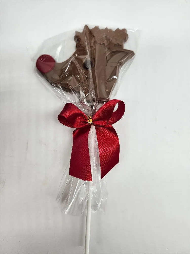 Reindeer Milk Chocolate Lollipop