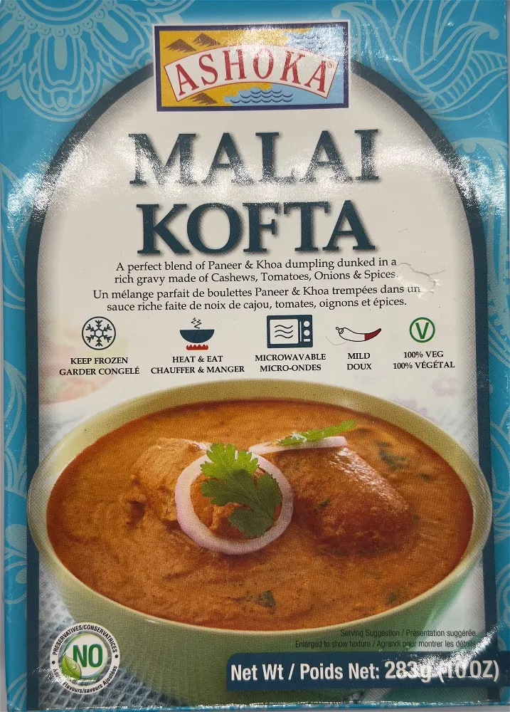 ASHOKA FRZ MALAI KOFTA 283G