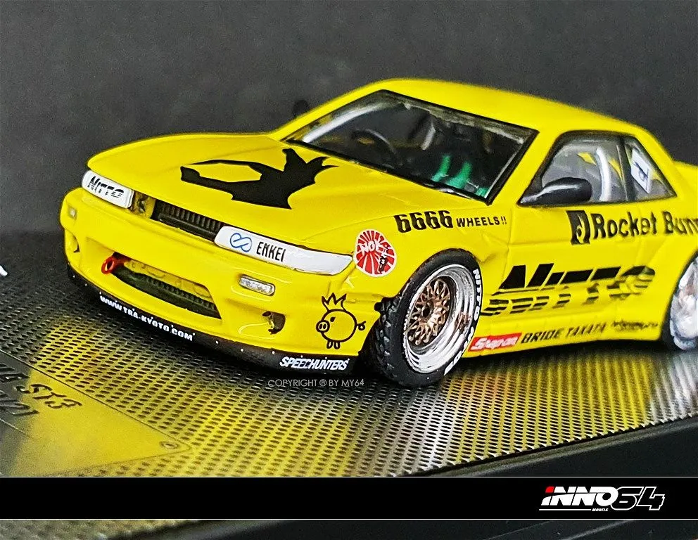 INNO64 | NISSAN SILVIA S13 V2 PANDEM | YELLOW