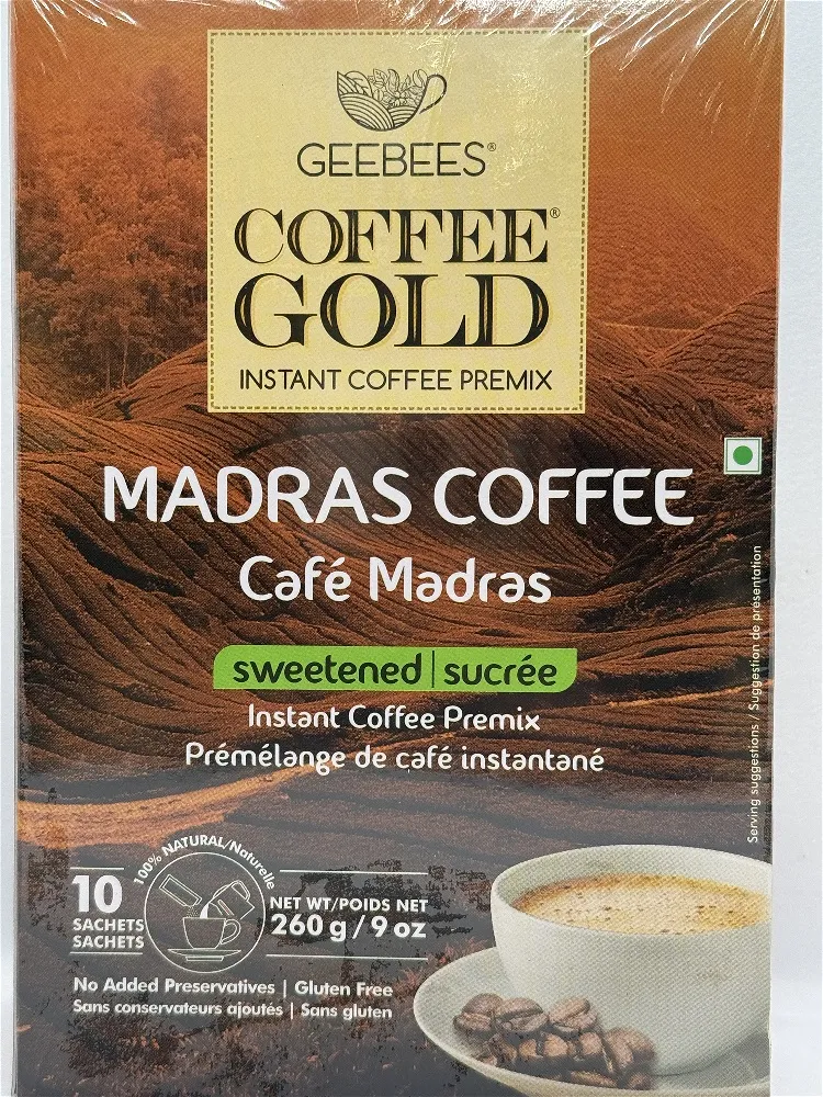 GEEBEE MADRAS COFEE SWTND 260GM