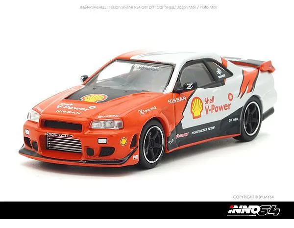 INNO64 | NISSAN SKYLINE GT-R R34 SHELL | HONG KONG TOY SALON 2022