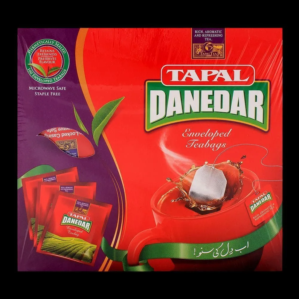 Tapal Enveloped Danedar Tea Bag 100Gm