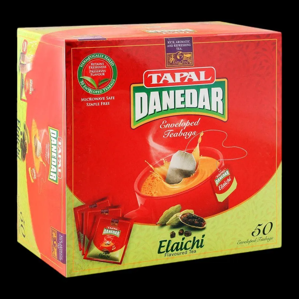 Tapal Danedar Elaichi Tea Bag 50pc