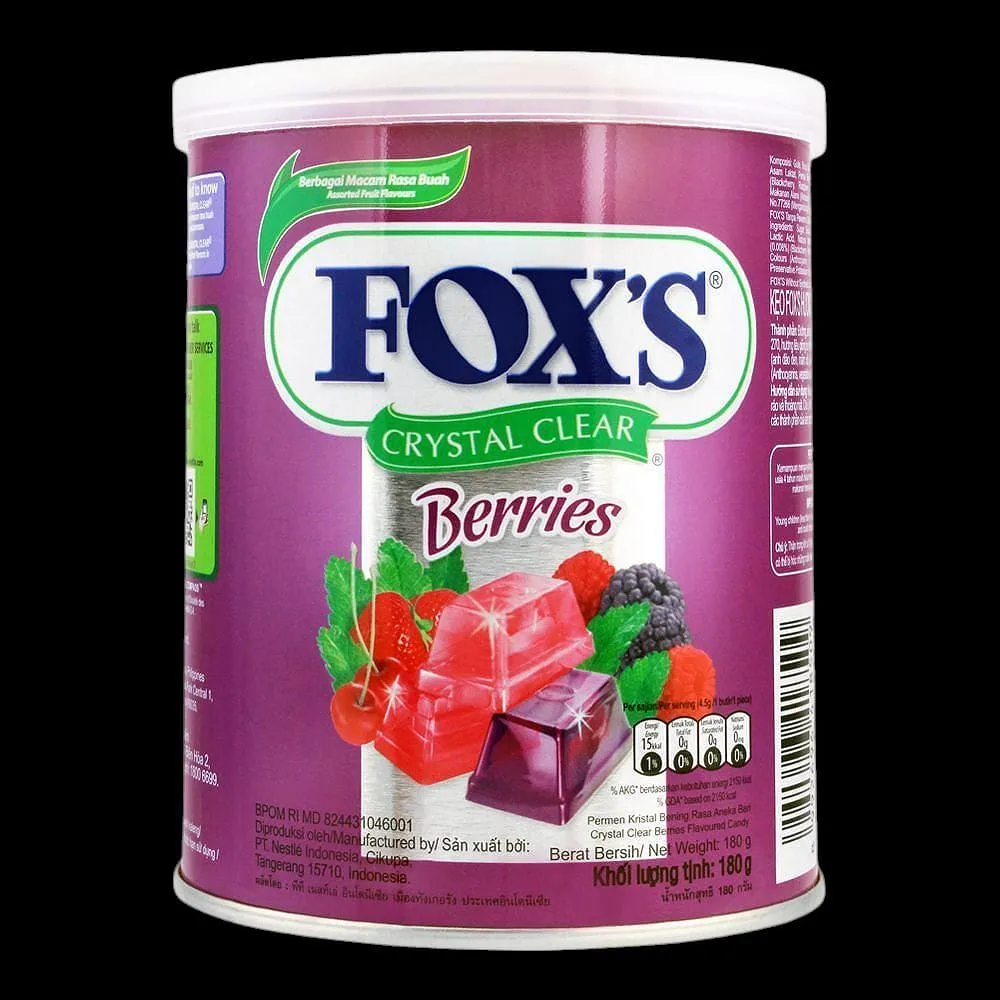 Foxs Berries Tin 180G