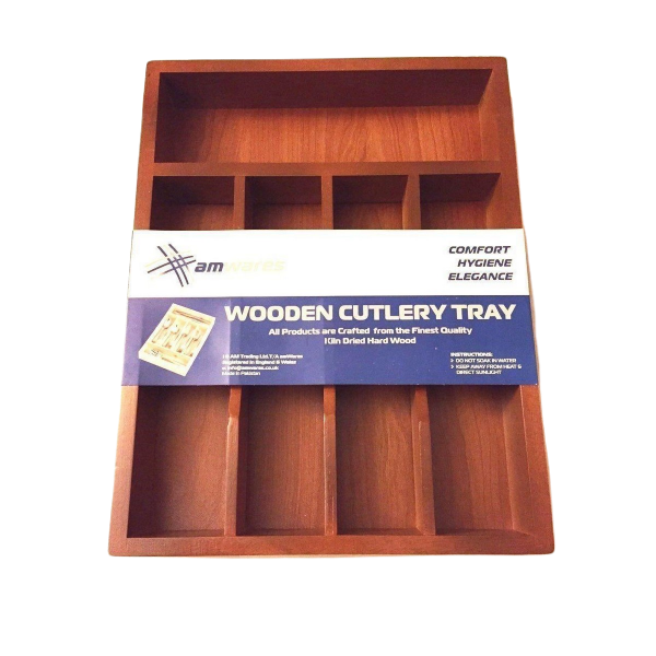 Wooden Cutlery Tray