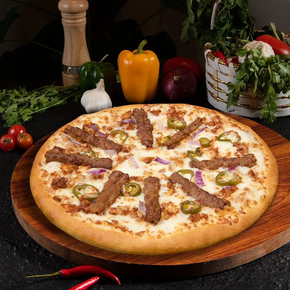 Kabab Cheese Pizza