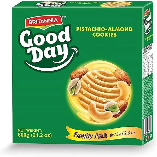 Britannia Good Day Pista & Almond Cookies 600g