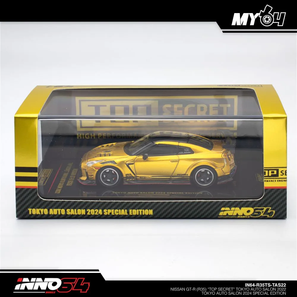 INNO64 | NISSAN GT-R R35 TOP SECRET | GOLD | TOKYO AUTO SALON 2022