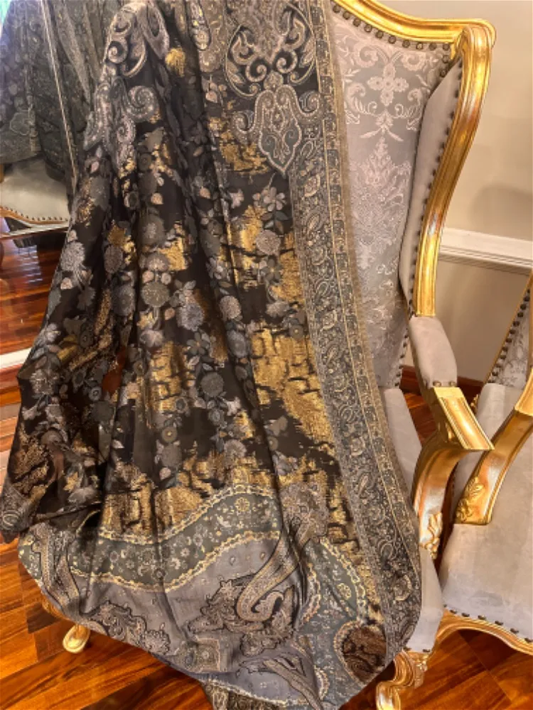 Jama Grey Kaani Silk Dupatta