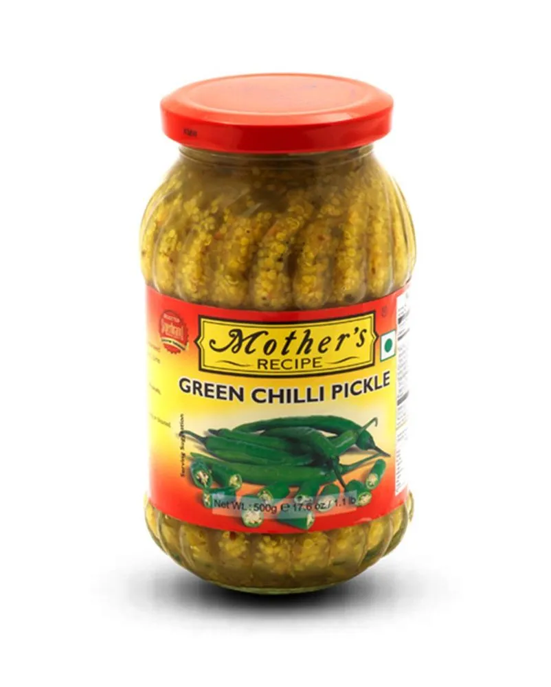 Mother Pickle Green Chili 500g