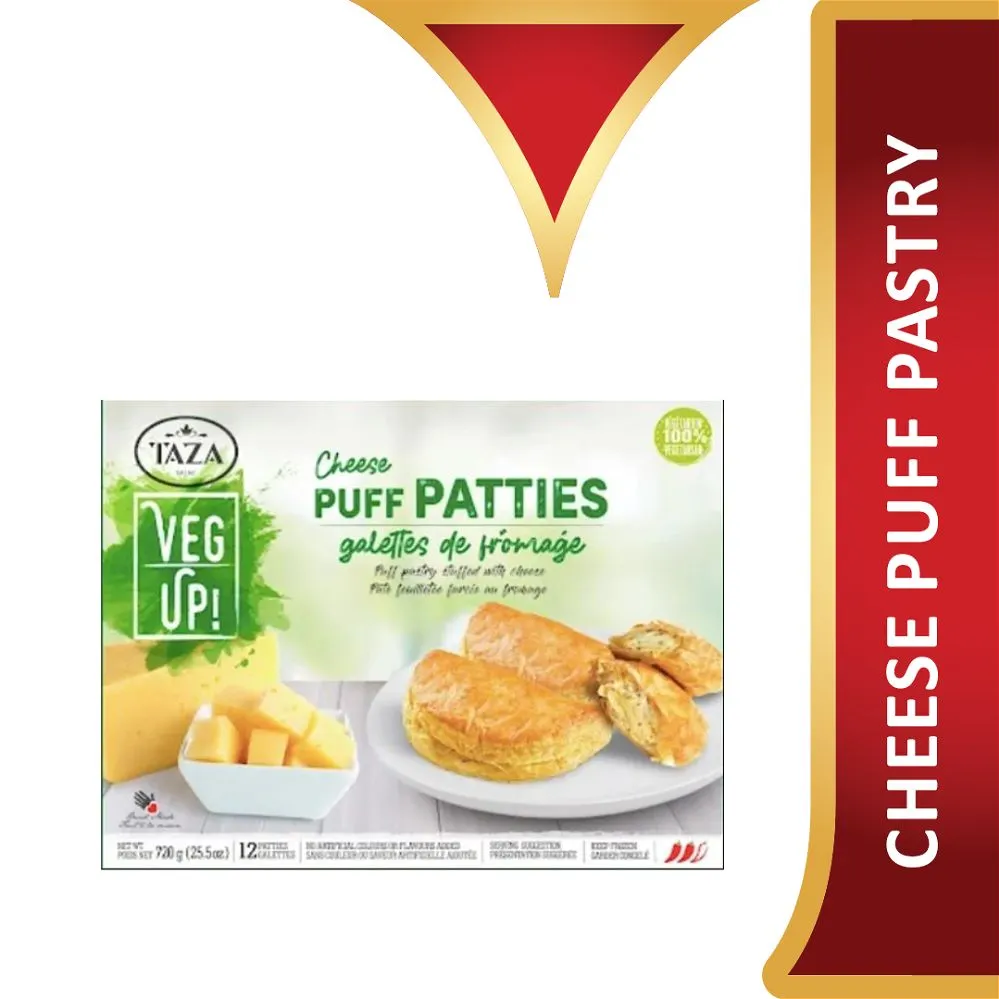 TAZA Cheese Puff Patties  (12 Pcs)