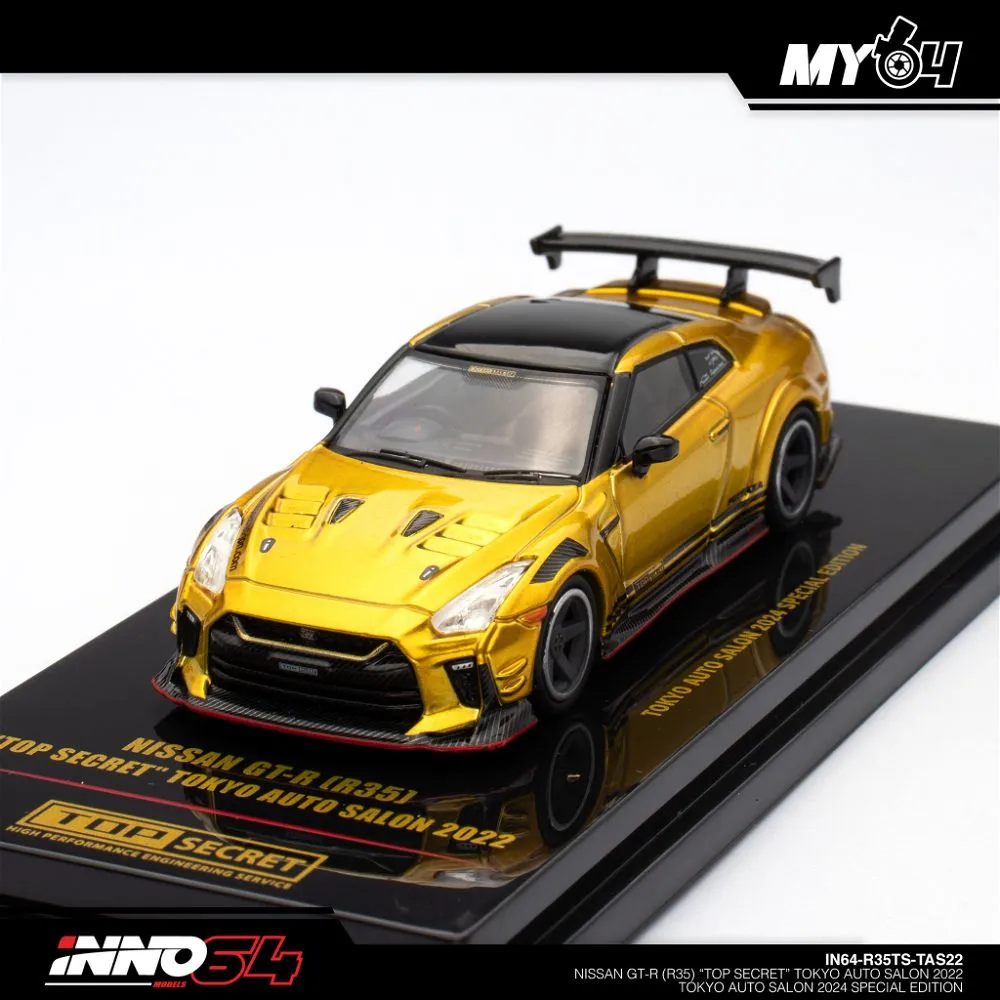 INNO64 | NISSAN GT-R R35 TOP SECRET | GOLD | TOKYO AUTO SALON 2022