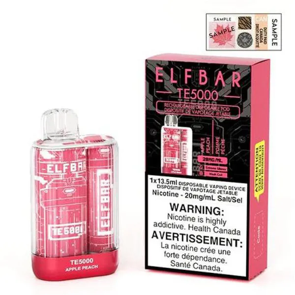 ELFBAR 5000 APPLE PEACH