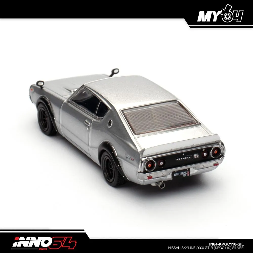 INNO64 | NISSAN SKYLINE 2000 GT-R KPGC110 | SILVER