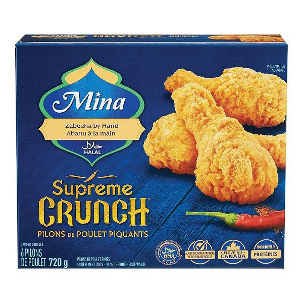 Mina Supreme Crunch Drumsticks 720g