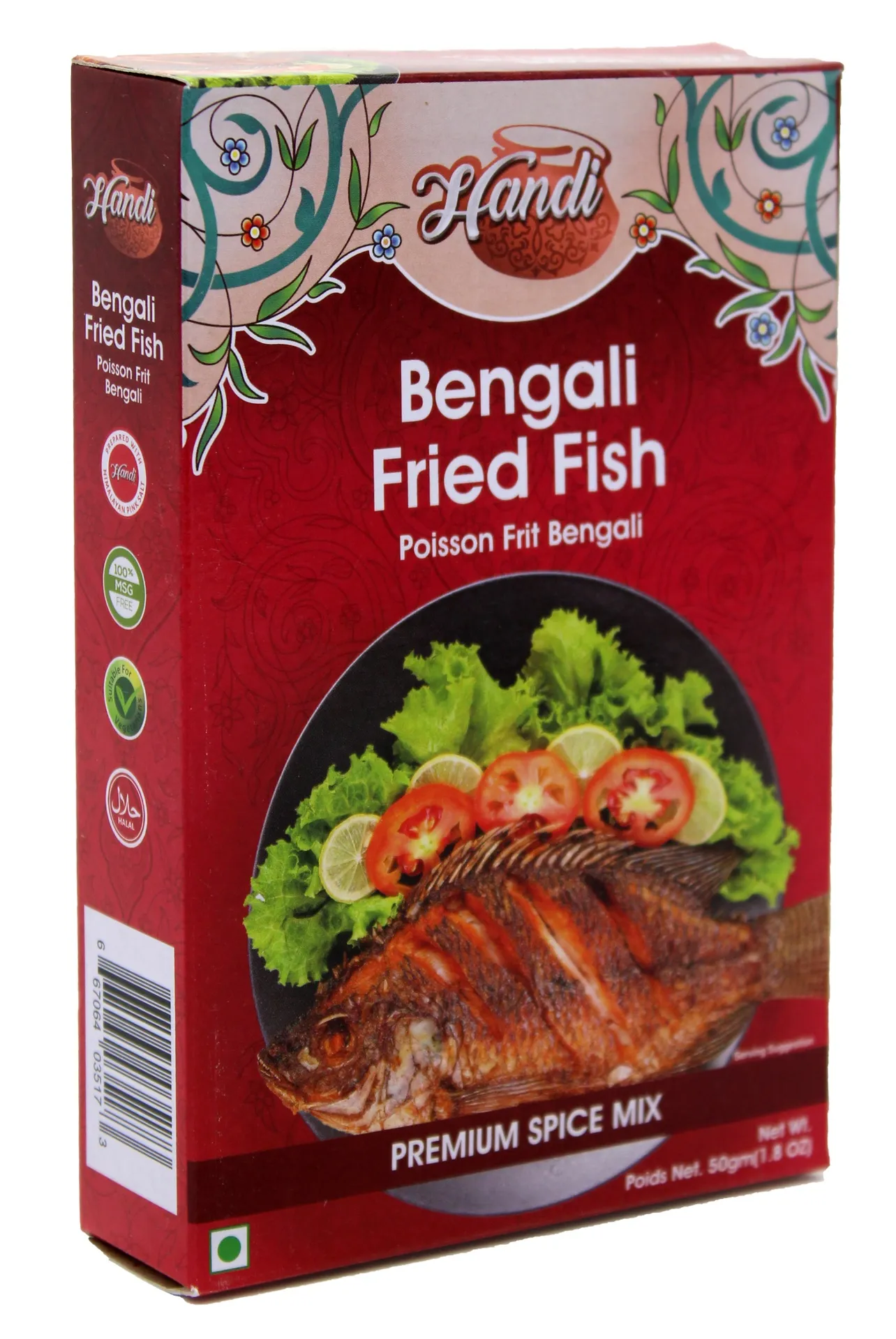 HANDI RECIPE MIX BENGALI FRIED FISH MASALA 50 GMS