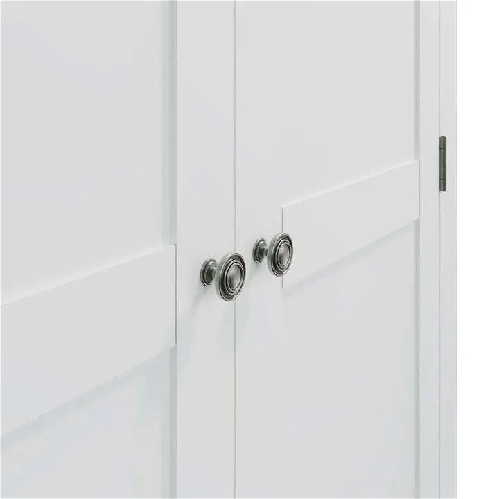 Braziar White 2 Door Wardrobe