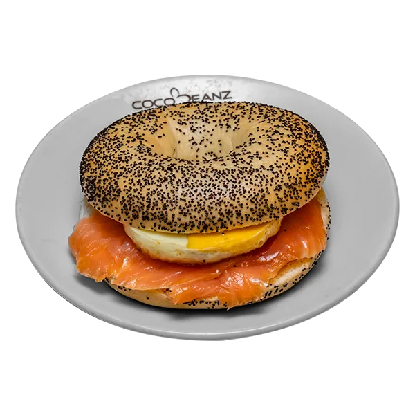 Salmon And Egg Bagel