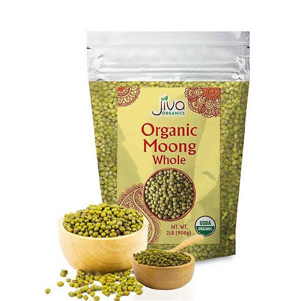 Jiva Organics Moong Dal Whole 2Lb