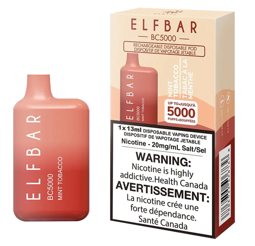 ELFBAR 5000 MINT TOBACCO