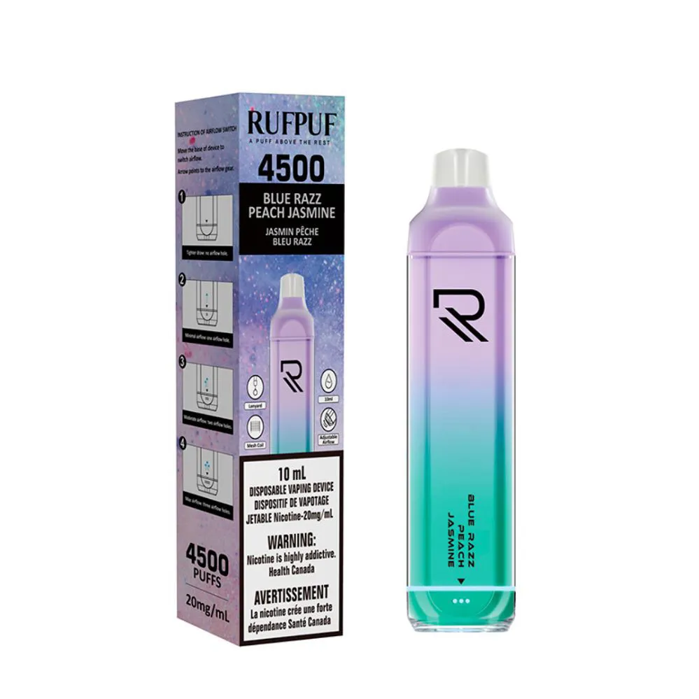 RUFPUF 4500 BLUE RAZZ PEACH JASMINE