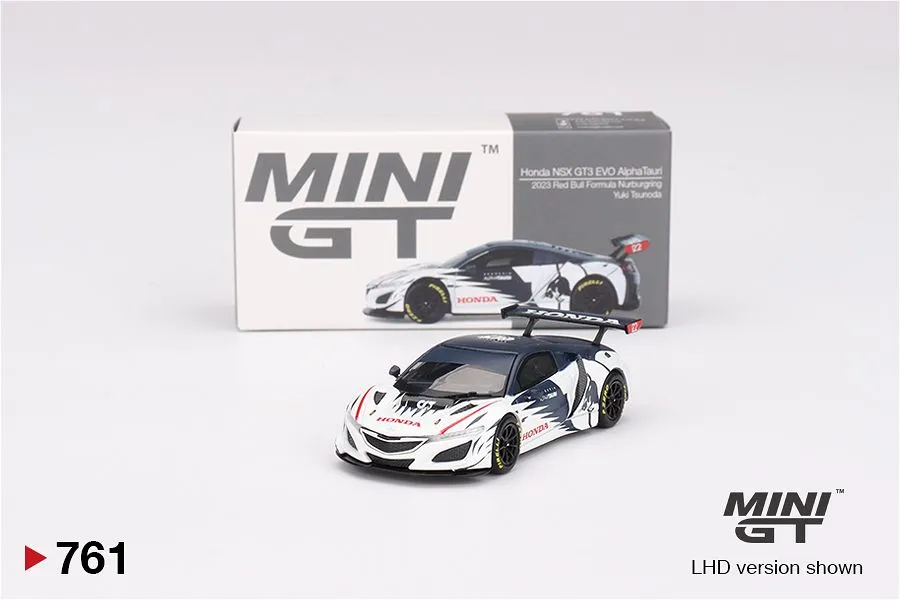 MINI GT | HONDA NSX EVO | ALPHATAURI YUKI TSUNODA 2023 RED BULL FORMULA NURBURGRING