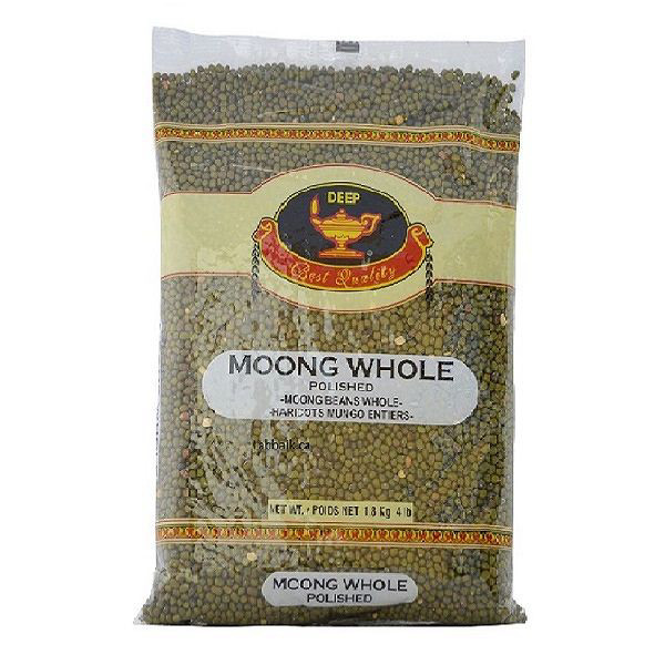 Deep Green Moong Whole 4Lb