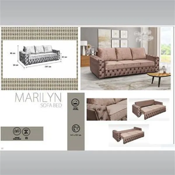 Amga Pink Sofa Bed