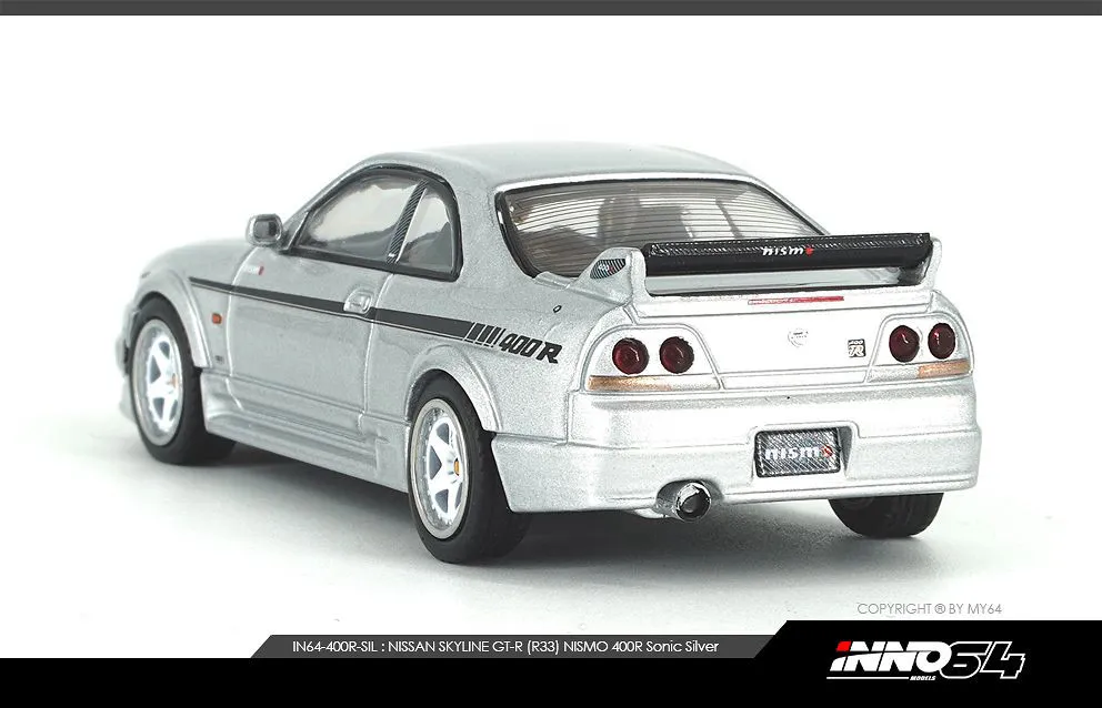 INNO64 | NISSAN SKYLINE GT-R R33 NISMO 400R | SILVER