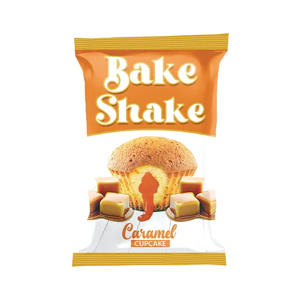 Bake Shake Center Filled Caramel Cupcake 21.5 Gram (12 Pcs Per Box)