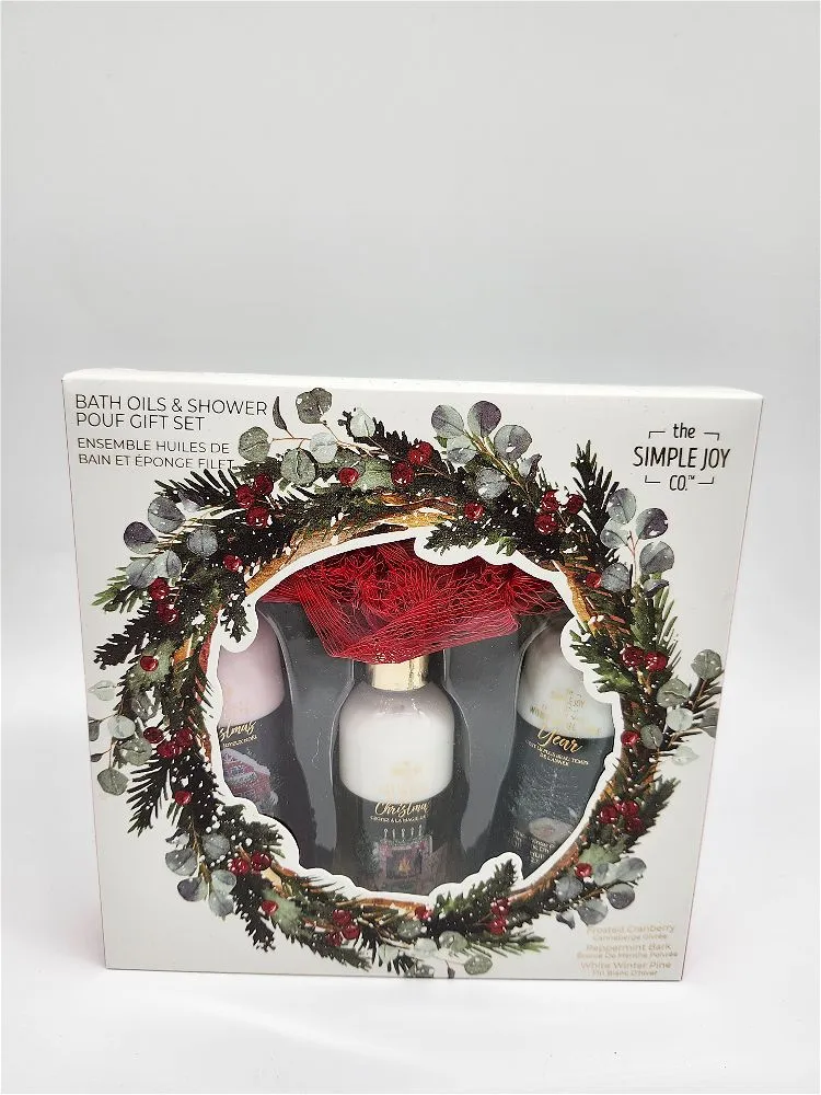 Bath Oils & Shower, Frosted Cranberry Gift Set