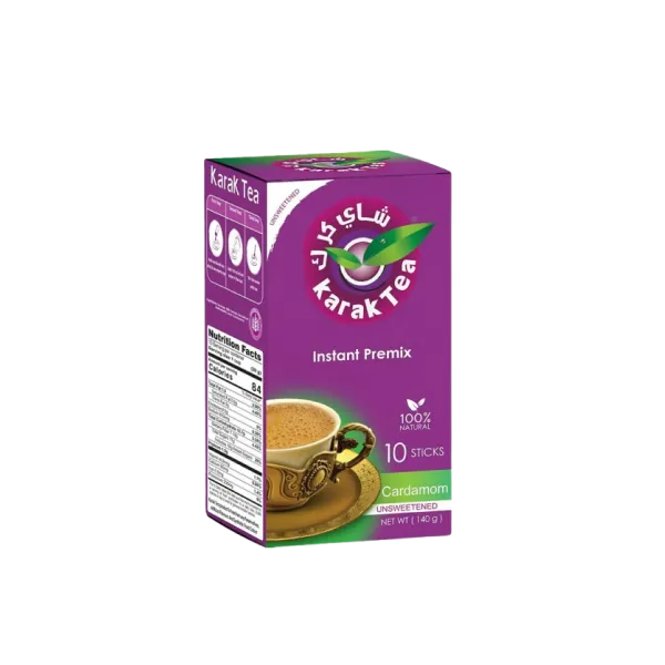 Karak Tea Cardamom Unsweetened 10 Sticks  200g