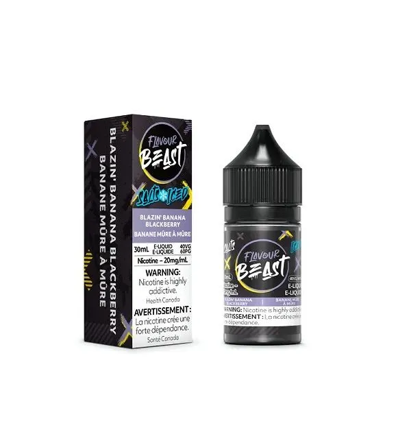 FLAVOUR BEAST E-LIQUID BLAZIN' BANANA BLACKBERRY