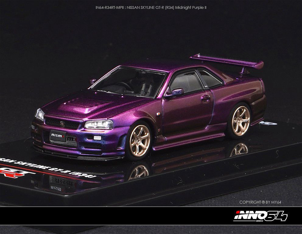 INNO64 | NISSAN SKYLINE GT-R R34 MAGIC PURPLE II