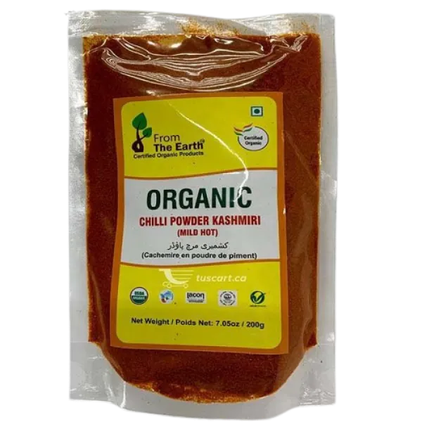 From The Earth Organic Kashmiri Chilli 200g