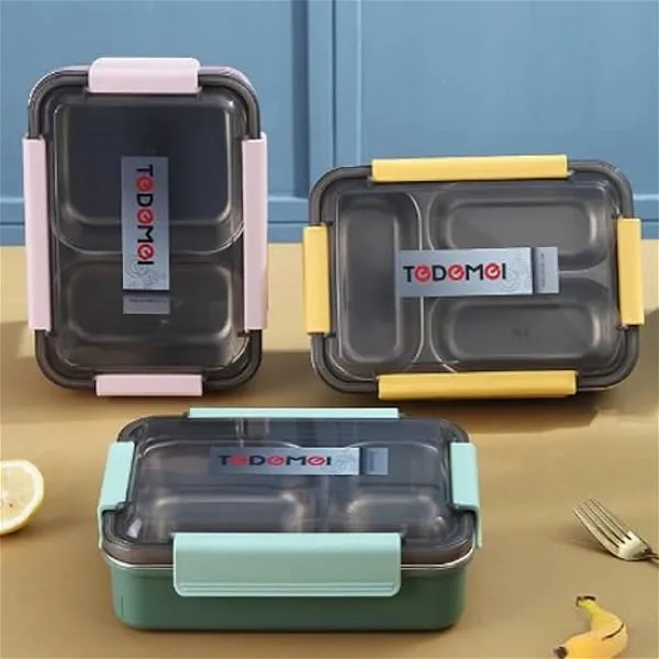 Leak proof Stainless Steel Bento Lunch Box