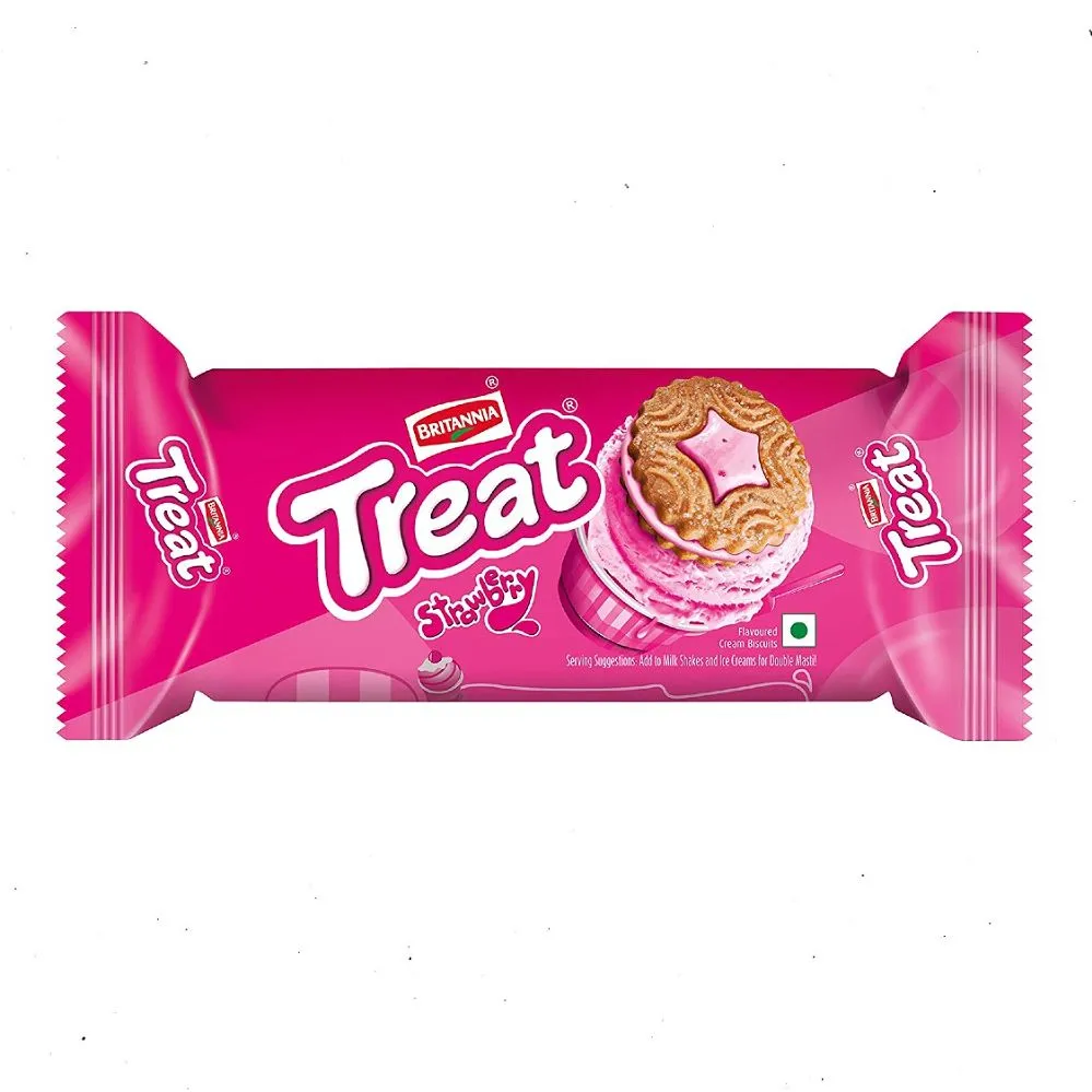 BRITANNIA TREAT STRAWBERRY 120GM