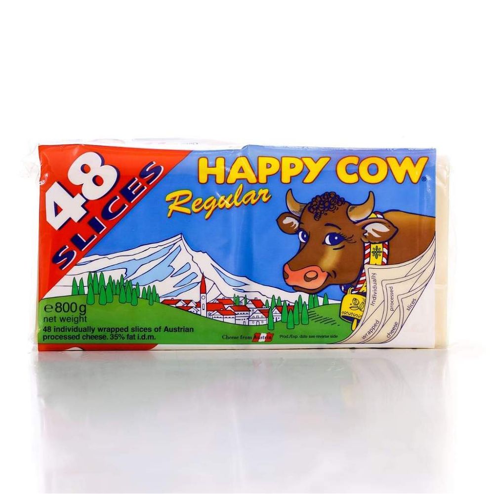 Happy Cow Regular  Slice 48Pc 800Gm