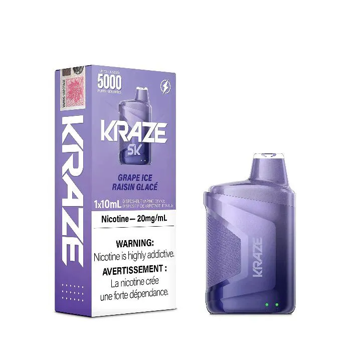 KRAZE 5000 GRAPE ICE