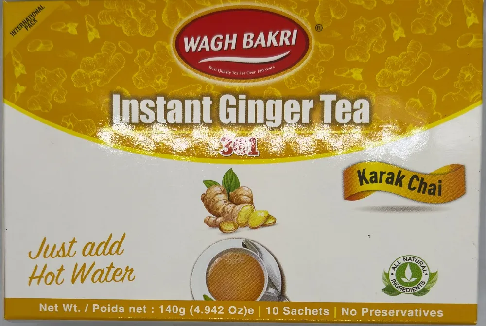 WAGHBAKRI INSTANT GINGER TEA 140G