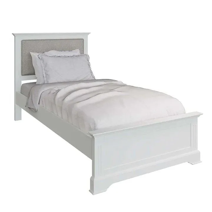 Reims White Single Bed