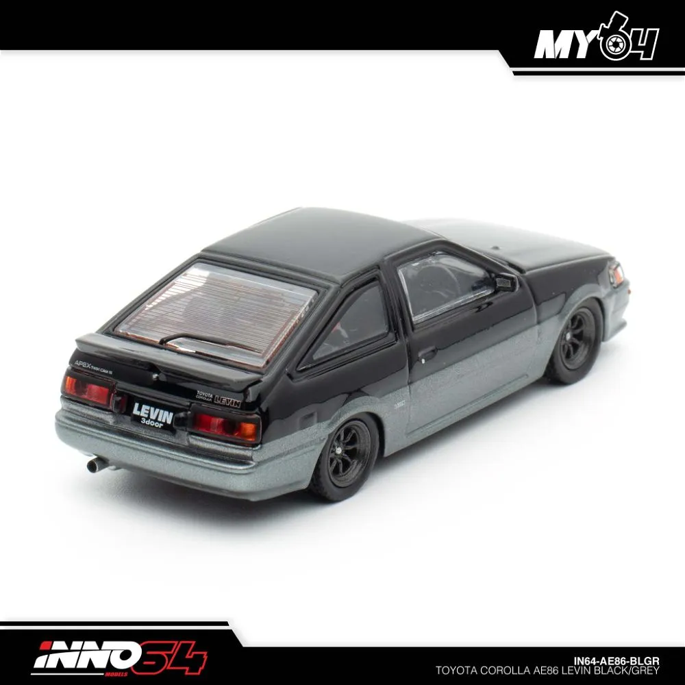 INNO64 | TOYOTA LEVIN AE86 BLACK/GREY